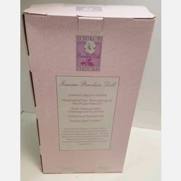 Vintage Collectible Memories 16" Victorian Porcelain Doll Joanna Limited edition - Picture 2 of 2